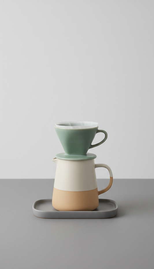 Matte Ceramic Pour-Over Set
